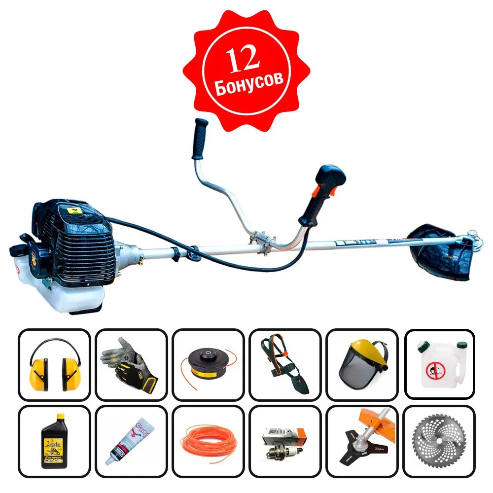 БЕНЗОКОСА SHTENLI DEMON BLACK PRO 4.5 кВт + 11 БОНУСОВ